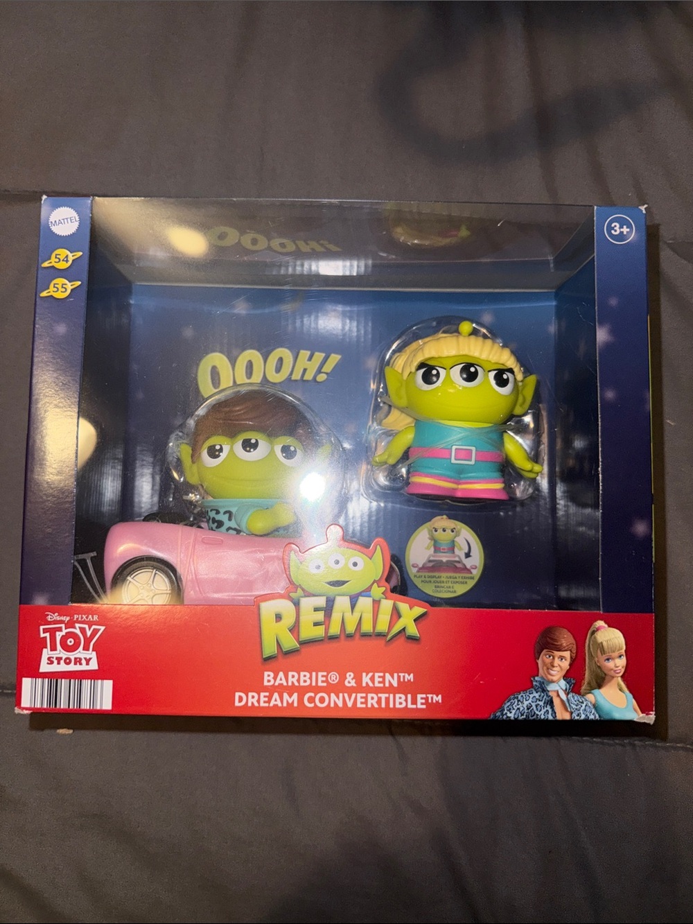 Mattel Toy Story Remix Green Alien Barbie & Ken Dream Convertible - NIB